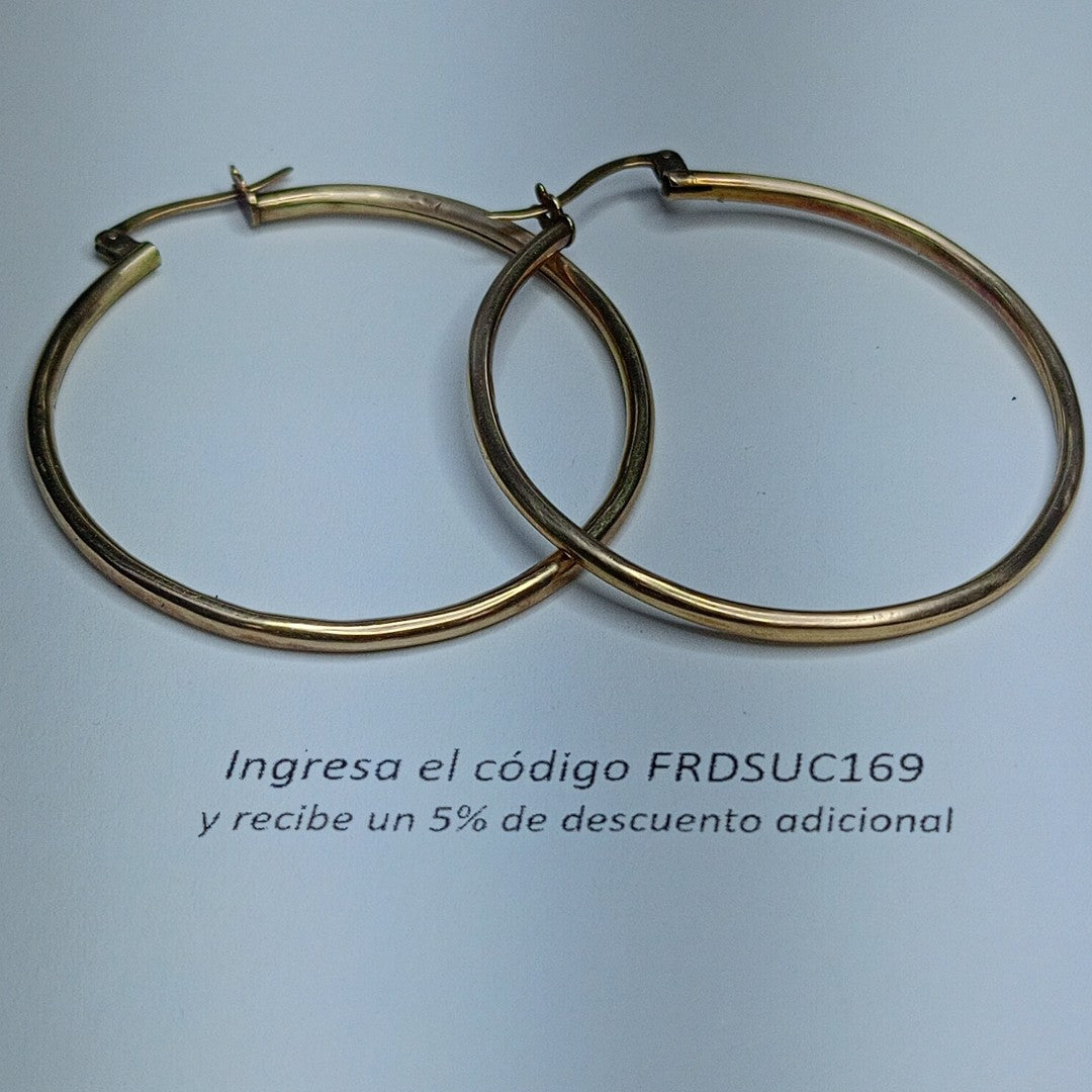 ARRACADAS PAR ORO 10 K 5,60 GRMS (SEMINUEVO)