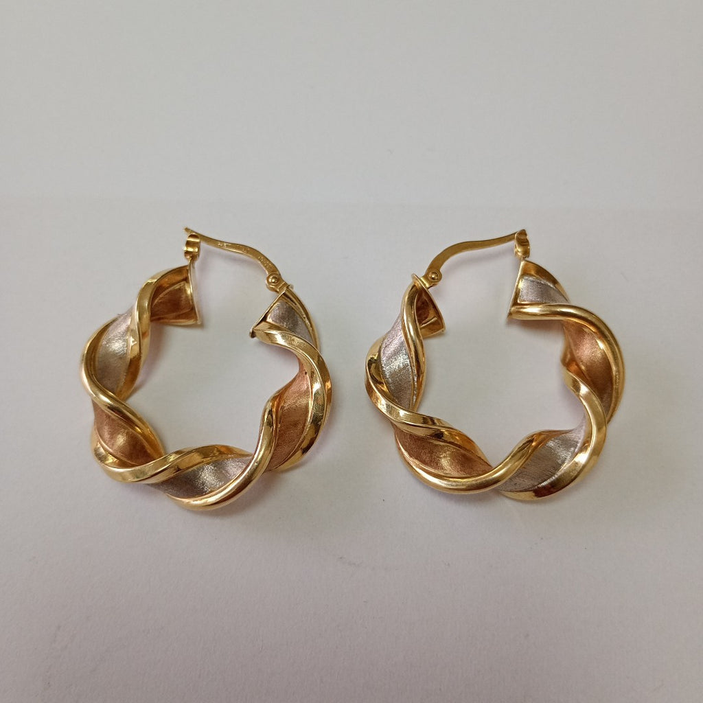 ARRACADAS PAR ORO 14 K 4.7 GRMS (SEMINUEVO)