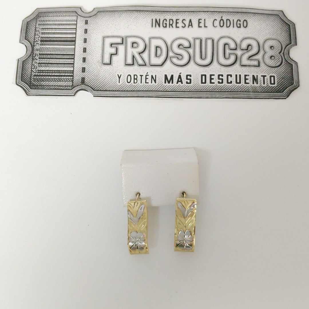 ARETES PAR ORO 10 K 1,30 GRMS (SEMINUEVO)