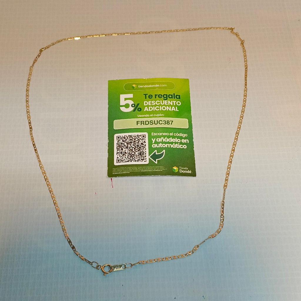 CADENA ORO COMBINADO 10 K 2,00 GRMS (SEMINUEVO)