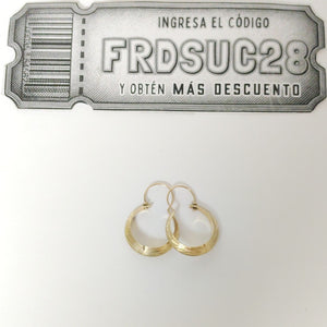 ARRACADAS PAR ORO 10 K 2,10 GRMS (SEMINUEVO)