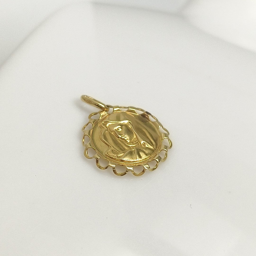 MEDALLA RELIGIOSA ORO 14 K 2,60 GRMS (SEMINUEVO)