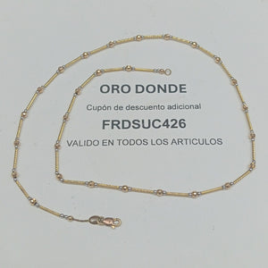 GARGANTILLA ORO 10 K 5.3 GRMS (SEMINUEVO)