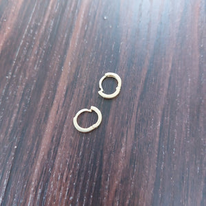 ARETES HUGGIE 14K 1.3 GR (NUEVO)