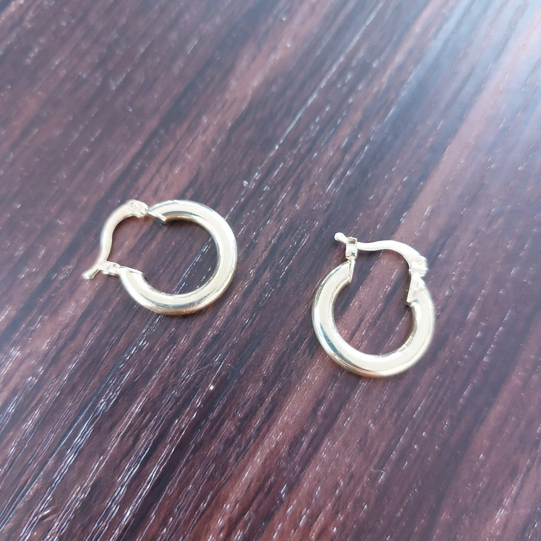 ARETES ARRACADAS 14K 1.6 GR (NUEVO)
