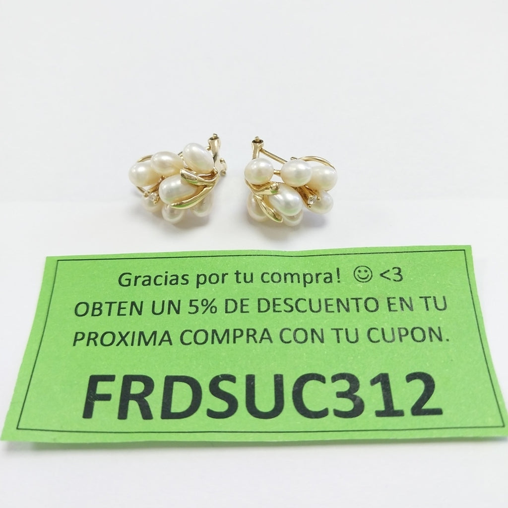 ARETES PAR ORO 10 K 5.4 GRMS (SEMINUEVO)