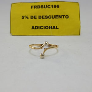 ANILLO ORO 14 K 1,20 GRMS (SEMINUEVO)