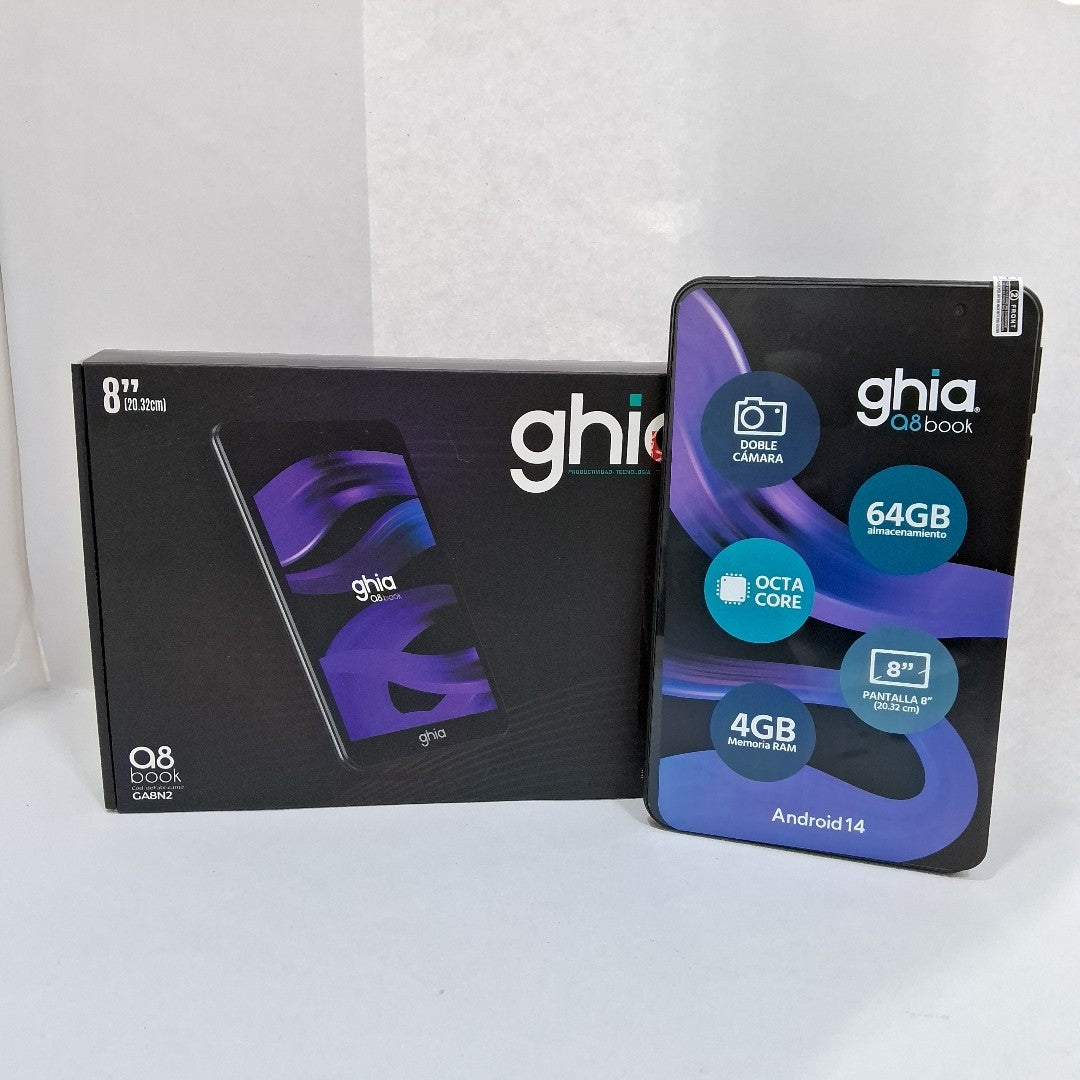 TABLETA GHIA GA8N2 64 GB 4 GB RAM (SEMINUEVO)