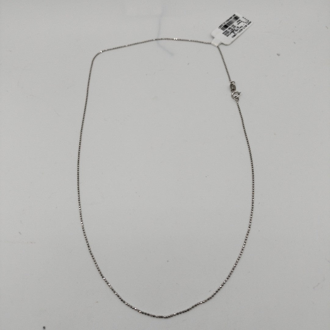 CADENA ORO BLANCO 14 K 1.7 GRMS (SEMINUEVO)