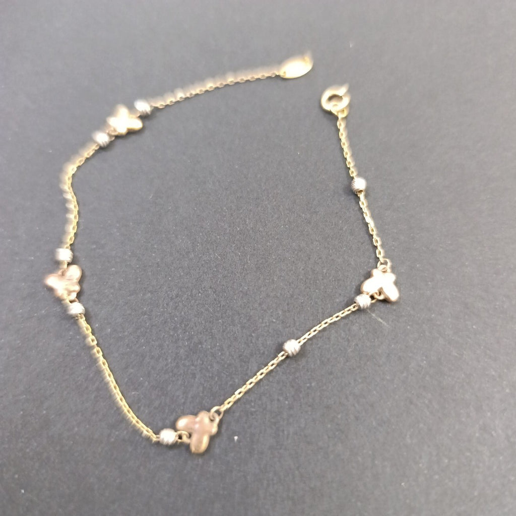 PULSERA ORO COMBINADO 10 K 1.2 GRMS (SEMINUEVO)
