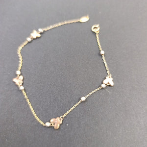 PULSERA ORO COMBINADO 10 K 1.2 GRMS (SEMINUEVO)