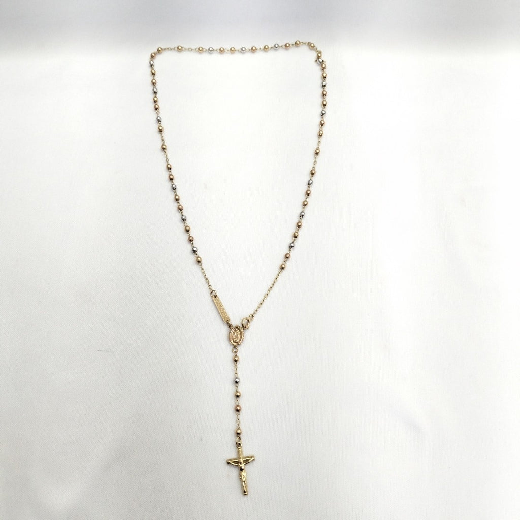 ROSARIO ORO, ORO COMBINADO 14 K 7.7 GRMS (SEMINUEVO)