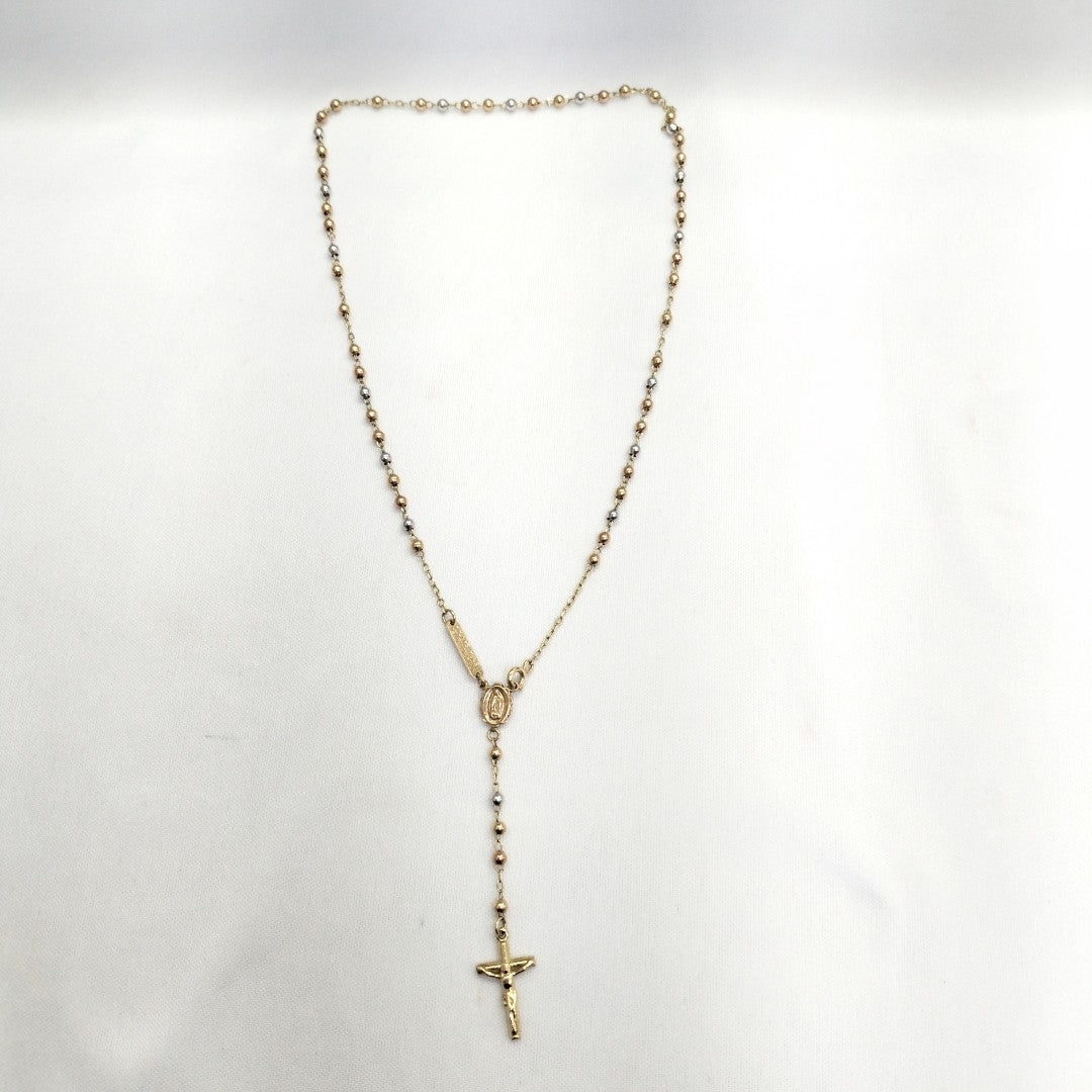 ROSARIO ORO, ORO COMBINADO 14 K 7.7 GRMS (SEMINUEVO)
