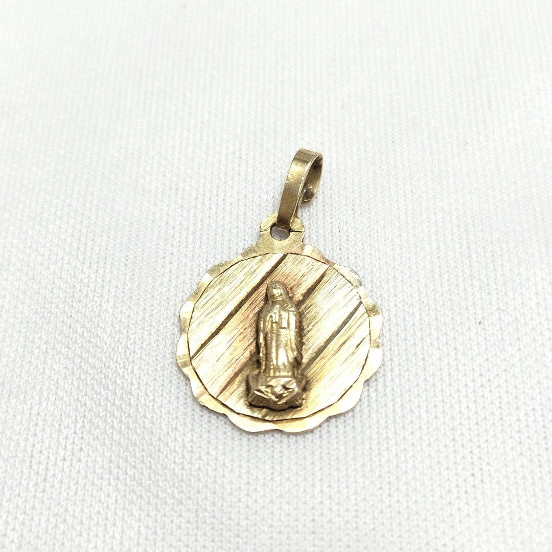MEDALLA RELIGIOSA ORO 10 K 1.3 GRMS (SEMINUEVO)