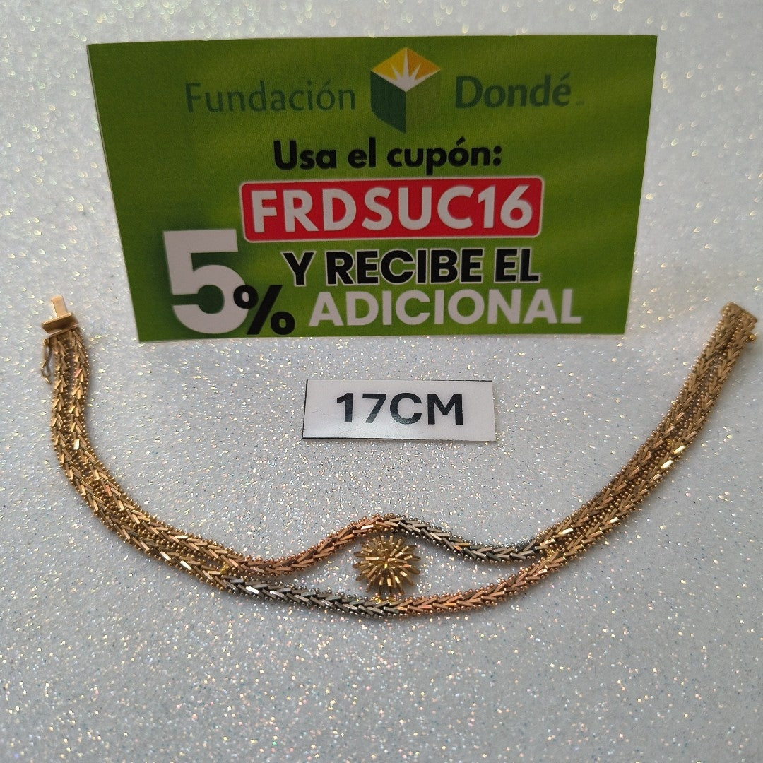 PULSERA ORO 14 K 11.8 GRMS (SEMINUEVO)