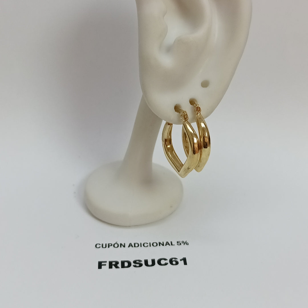 ARETES ARRACADAS 14K 2.2 GR (NUEVO)