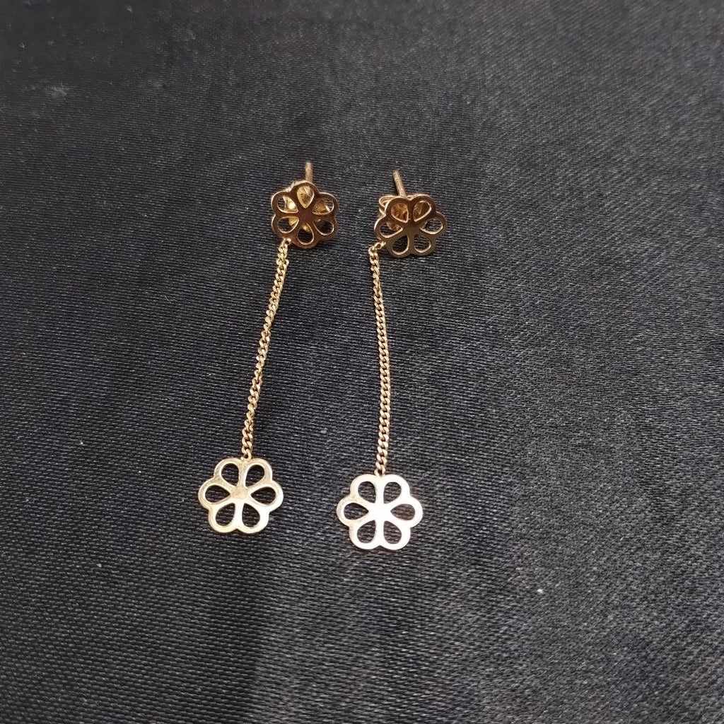 ARETES PAR ORO 14 K 1,30 GRMS (SEMINUEVO)