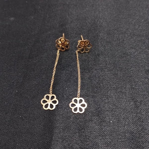 ARETES PAR ORO 14 K 1,30 GRMS (SEMINUEVO)