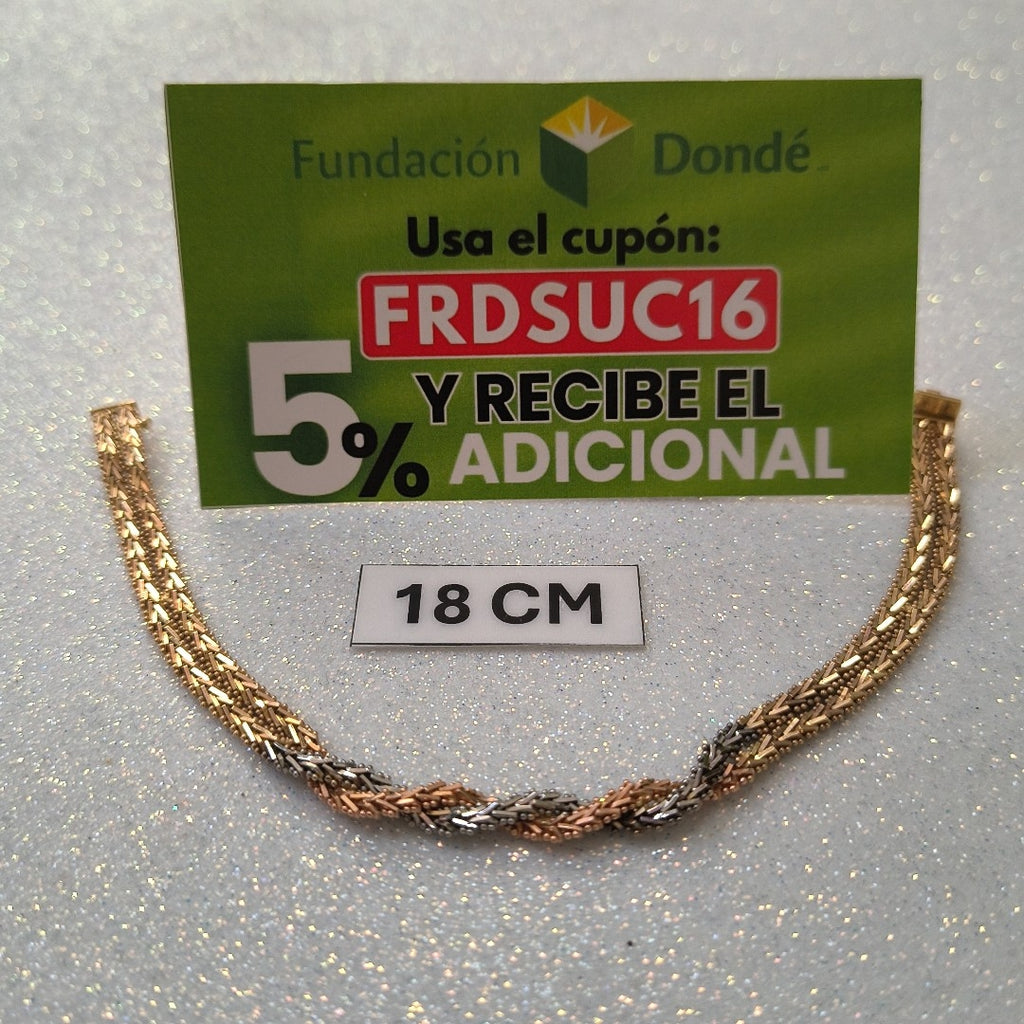 PULSERA ORO 14 K 11.2 GRMS (SEMINUEVO)