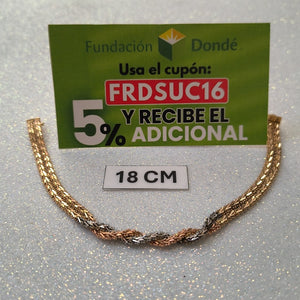PULSERA ORO 14 K 11.2 GRMS (SEMINUEVO)