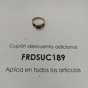 ANILLO DE GRADUACIÓN ORO 10 K 1,60 GRMS (SEMINUEVO)