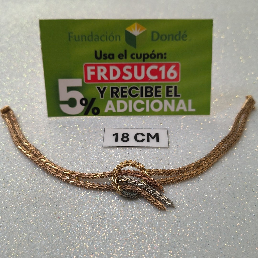 PULSERA ORO 14 K 14.1 GRMS (SEMINUEVO)