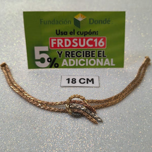 PULSERA ORO 14 K 14.1 GRMS (SEMINUEVO)