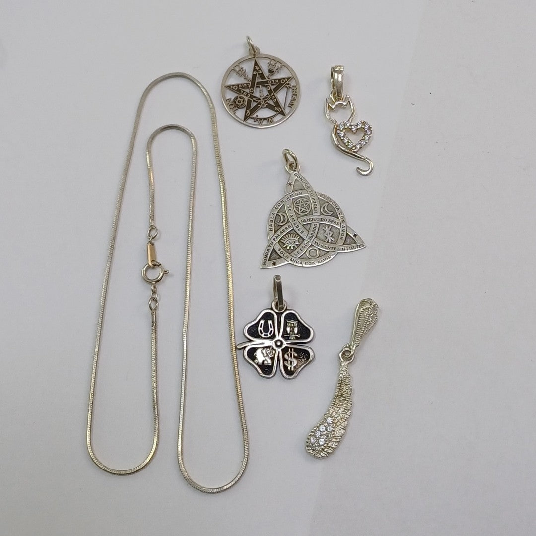 DIJE,GARGANTILLA PLATA 10,70 GRMS (SEMINUEVO)