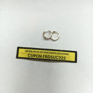ARRACADAS PAR ORO 14 K 0.9 GRMS (SEMINUEVO)