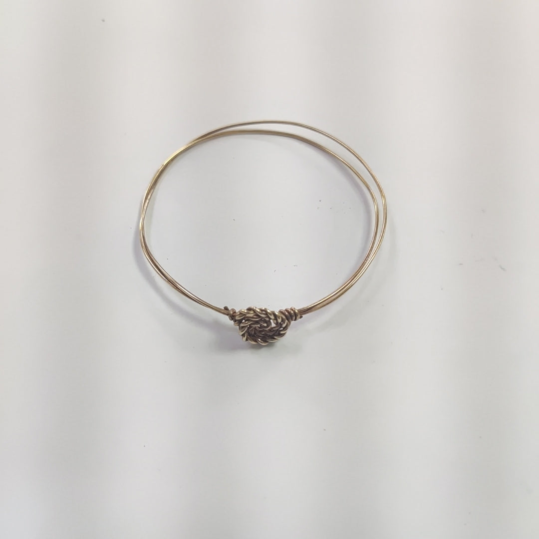 PULSERA RIGIDA ORO 14 K 5.2 GRMS (SEMINUEVO)