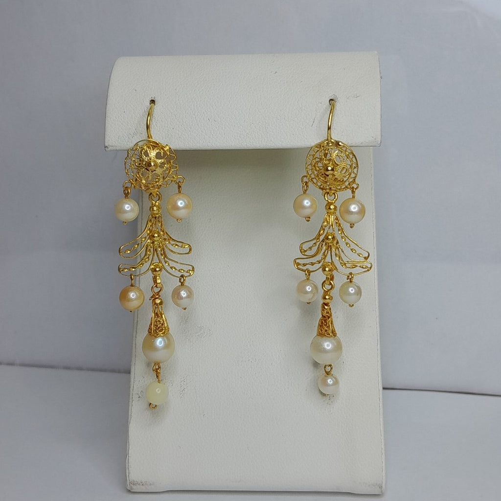 ARETES PAR ORO 8 K 5.4 GRMS (SEMINUEVO)