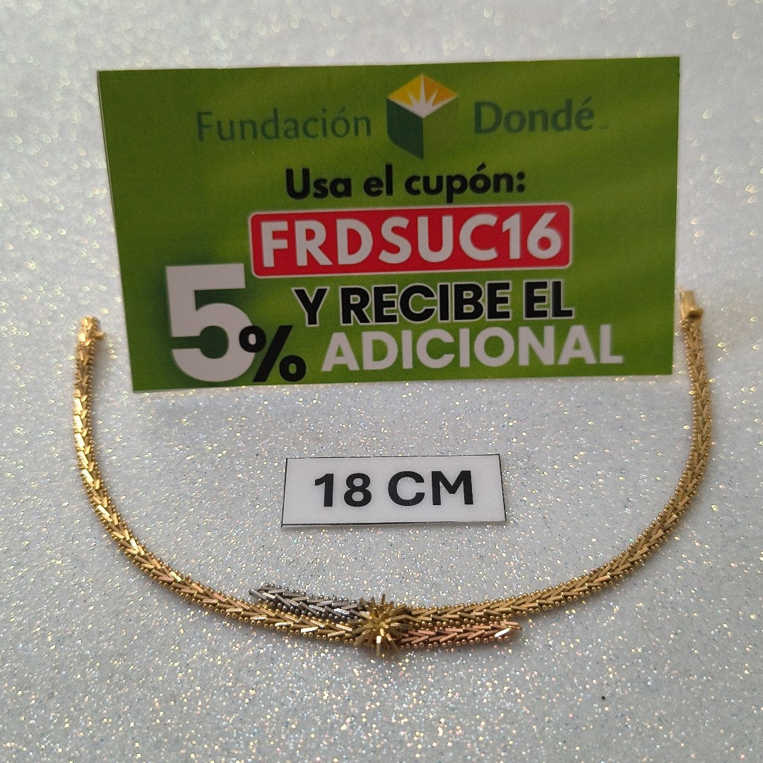 PULSERA ORO 14 K 7.5 GRMS (SEMINUEVO)