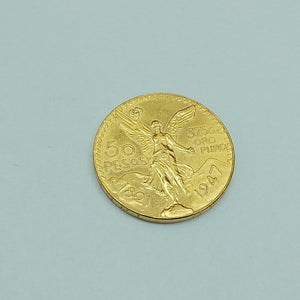 Moneda Centenario Cincuenta Pesos Oro Mexicano 21.6K