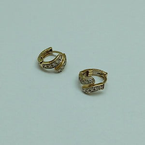ARRACADAS PAR ORO 14 K 3.3 GRMS (SEMINUEVO)