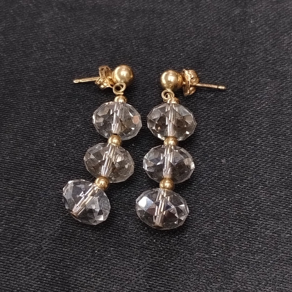ARETES PAR ORO 14 K 4,00 GRMS (SEMINUEVO)