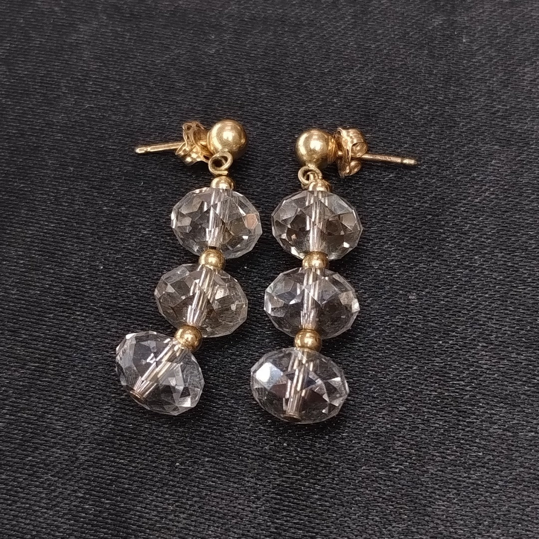 ARETES PAR ORO 14 K 4,00 GRMS (SEMINUEVO)