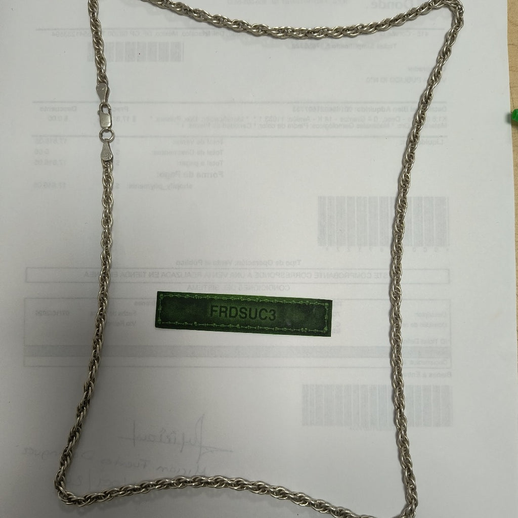 CADENA PLATA 29 GRMS (SEMINUEVO)