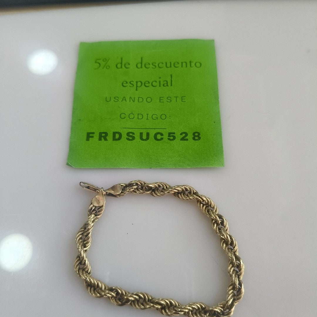 PULSERA ORO 14 K 10.6 GRMS (SEMINUEVO)