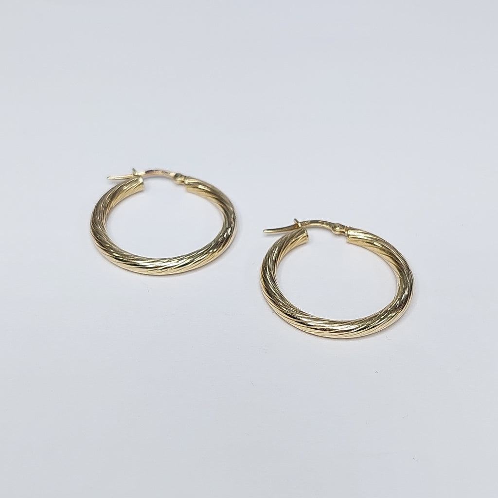 ARRACADAS PAR ORO 14 K 2.3 GRMS (SEMINUEVO)