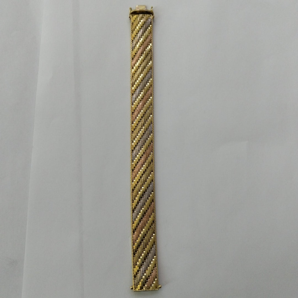 BRAZALETE ORO, RODIADO 14 K 31.9 GRMS (SEMINUEVO)
