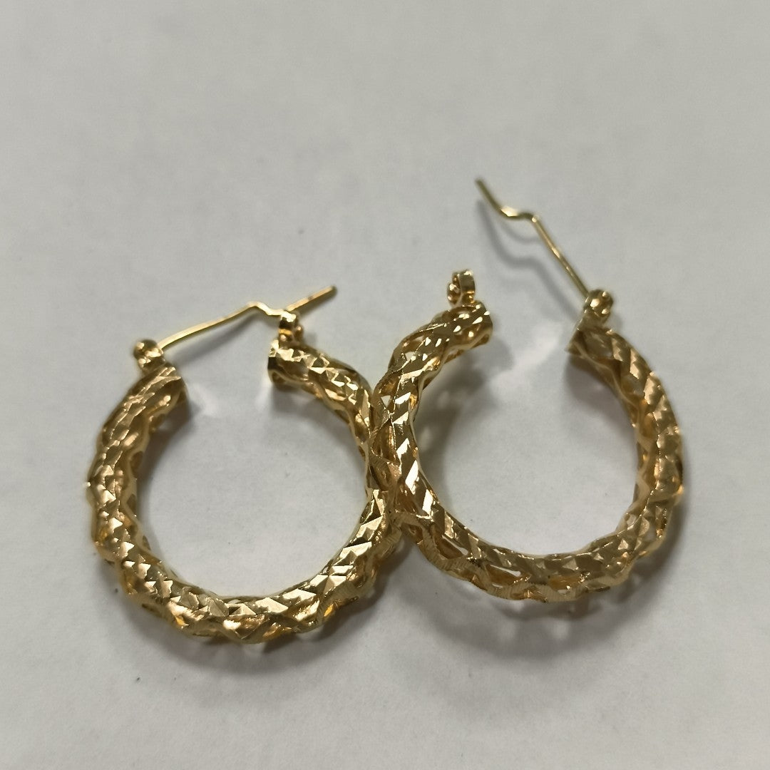 ARRACADAS PAR ORO 14 K 6,20 GRMS (SEMINUEVO)