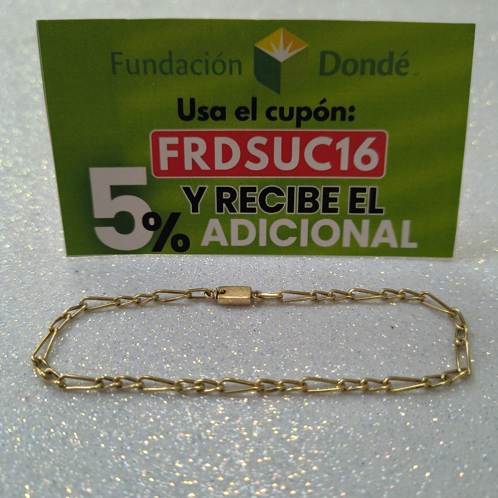PULSERA ORO 14 K 3,40 GRMS (SEMINUEVO)