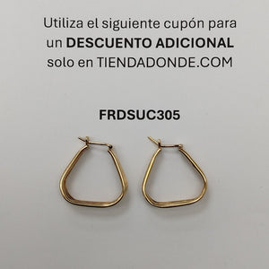 ARRACADAS PAR ORO 14 K 5 GRMS (SEMINUEVO)