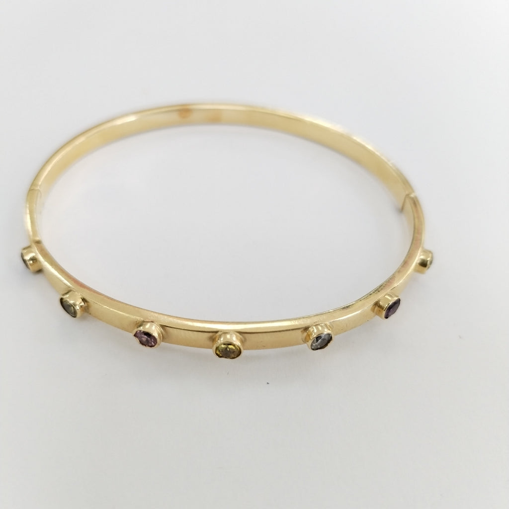 PULSERA RIGIDA ORO 14 K 8,30 GRMS (SEMINUEVO)