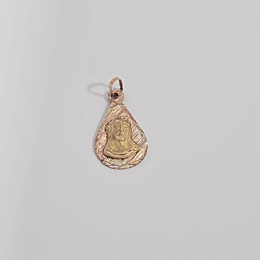 MEDALLA RELIGIOSA ORO 10 K 1,10 GRMS (SEMINUEVO)