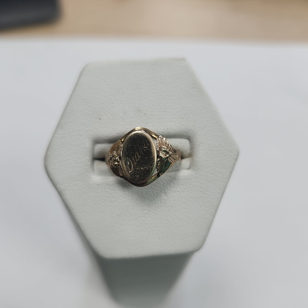 ANILLO ORO 10 K 1,20 GRMS (SEMINUEVO)