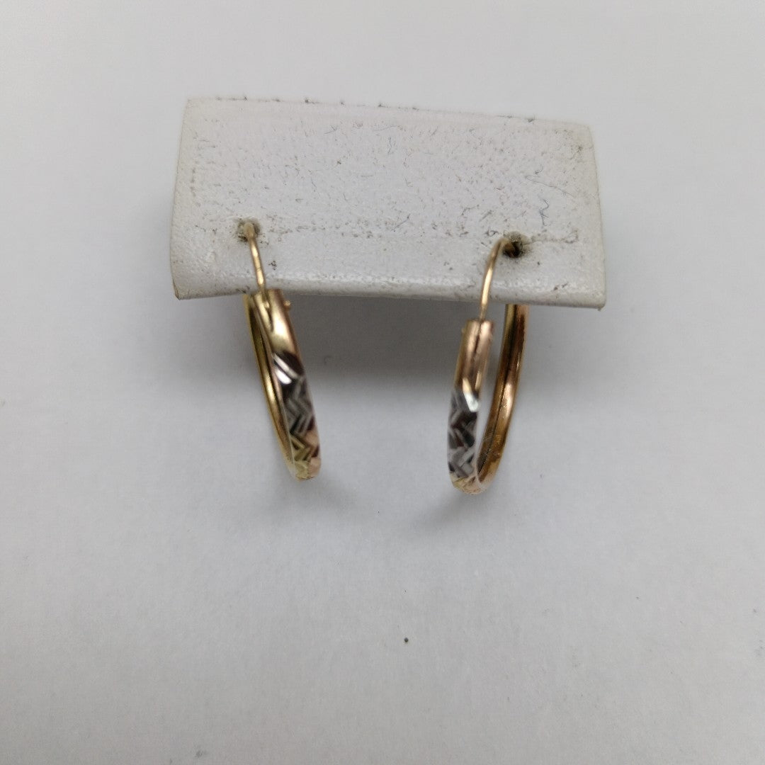 ARRACADAS PAR ORO 10 K 1 GRMS (SEMINUEVO)