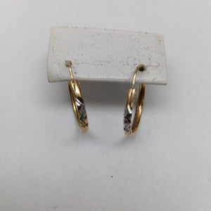 ARRACADAS PAR ORO 10 K 1 GRMS (SEMINUEVO)