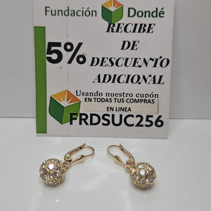 ARETES PAR ORO 14 K 4,80 GRMS (SEMINUEVO)