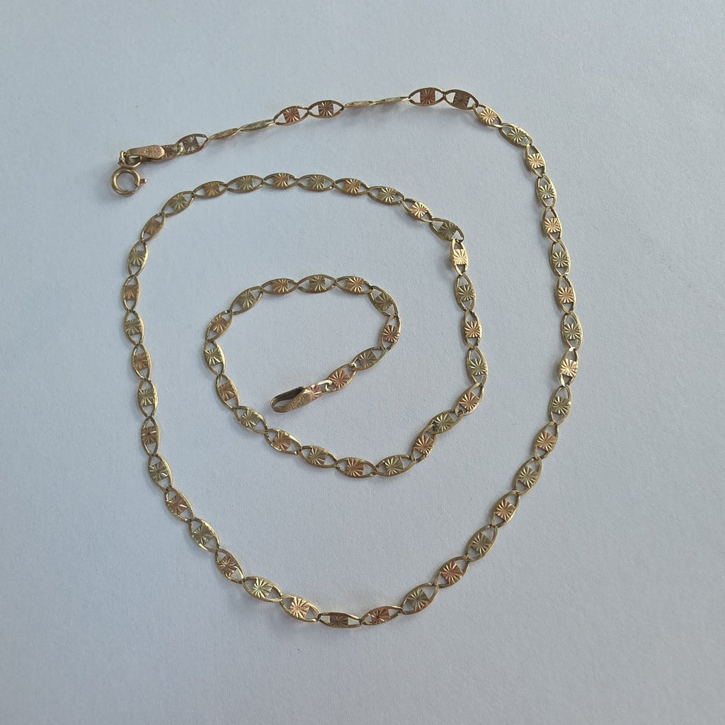 CADENA ORO,RODIADO 10 K 2,90 GRMS (SEMINUEVO)